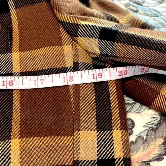 This Fall Trends😍😍😍SASSON Paris New‎ York vintage plaid ladies double - Picture 5 of 7